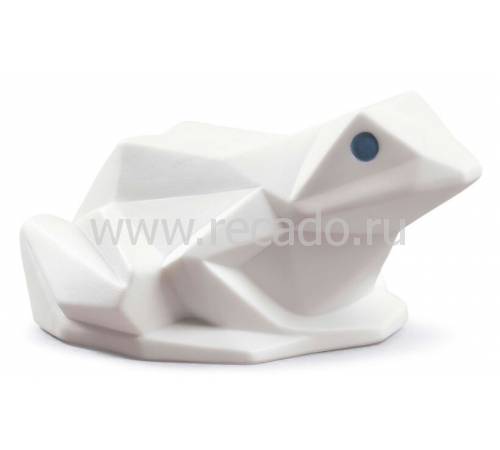 Статуэтка "Лягушка" белая Lladro 01009271