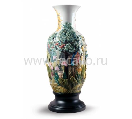 Ваза для цветов "Jarrón Paraíso животное" Lladro 01002003