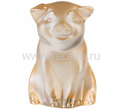 Статуэтка "Свинья" золотая Lalique 10647900