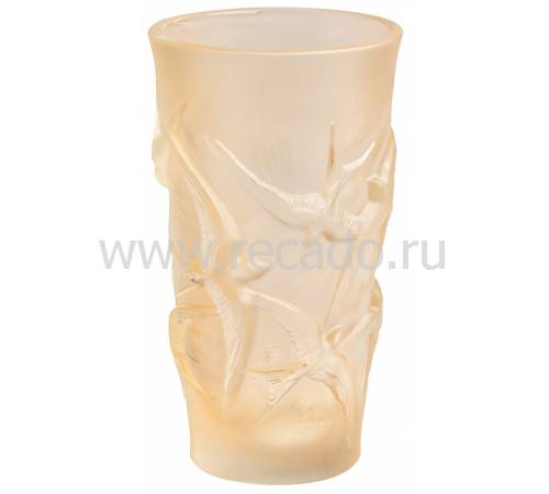 Ваза для цветов золотая "Hirondelles" Lalique 10644700