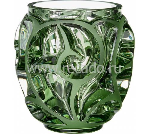 Ваза для цветов зелёная (малая) "Tourbillons" Lalique 10571400
