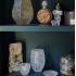 Ваза для цветов золотая "Ombelles" Lalique 10550500