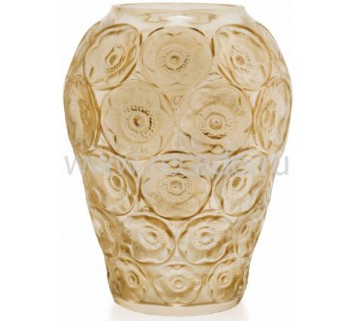 Ваза для цветов золотая "Anemones" Lalique 10518500