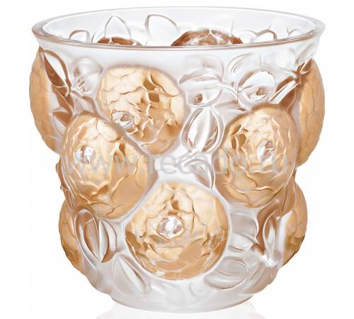 Ваза для цветов золотая "Oran" Lalique 10571100