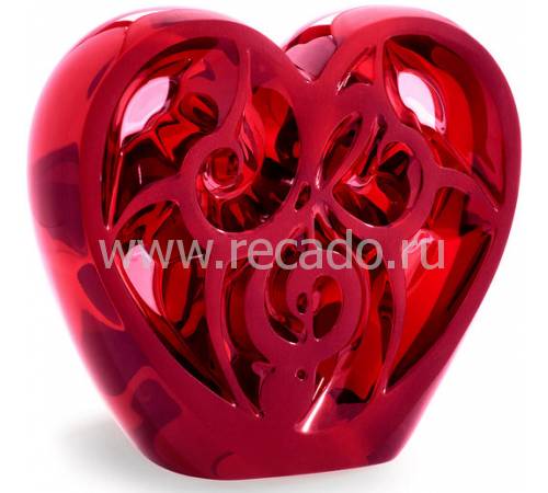 Статуэтка "Сердце" красное Lalique 10492300