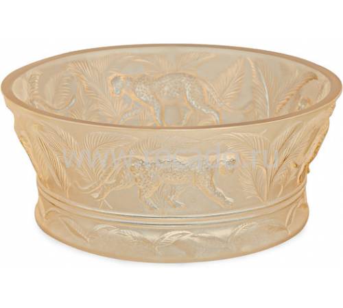 Ваза для фруктов "Jungle" золотая Lalique 10549400