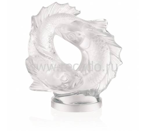 Статуэтка "Две рыбки" прозрачные Lalique 10571800