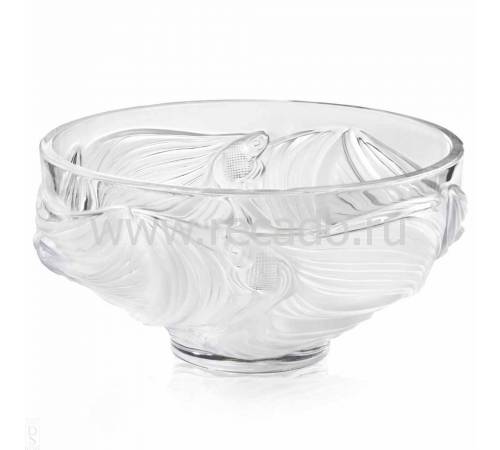 Ваза для фруктов "Poissons combattants" большая Lalique 10672300