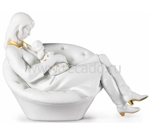 Статуэтка "Ребенок спит с мамой" Lladro 01009381