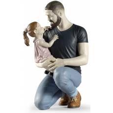Статуэтка "Ребенок в руках папы" Lladro 01009391