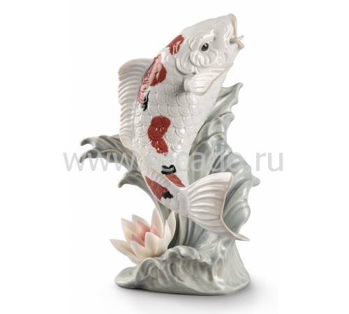 Статуэтка рыба "Кои" Lladro 01009431