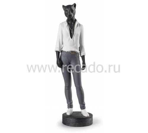 Статуэтка "Женщина - пантера" Lladro 01009428