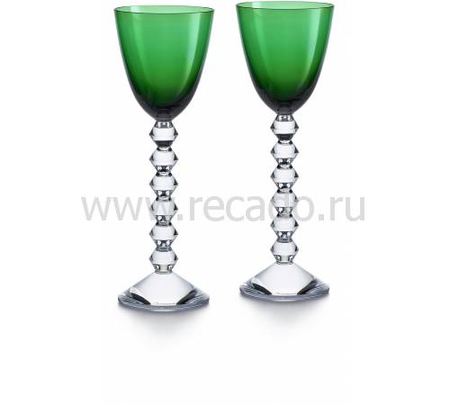 Набор из 2-х зелёных бокалов для вина "VEGA" Baccarat 2812268