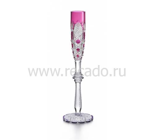 Бокал для шампанского розовый №4 "Tsar" Baccarat 1499185