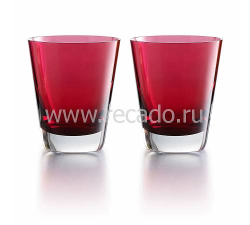 Набор из 2-х красных стаканов для сока "Mosaique" Baccarat 2811578