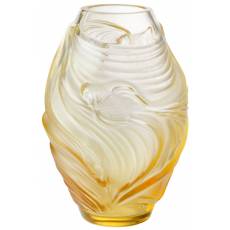 Ваза для цветов золотая "Poissons Combattants" Lalique 10684400