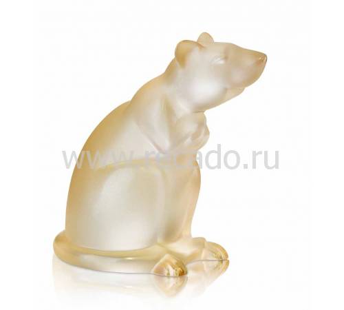 Статуэтка "Крыса" золотая Lalique 10686200