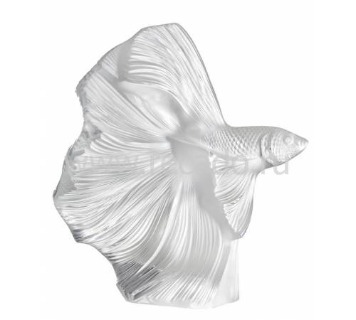 Статуэтка прозрачная "Бойцовая рыбка" Lalique 10685200