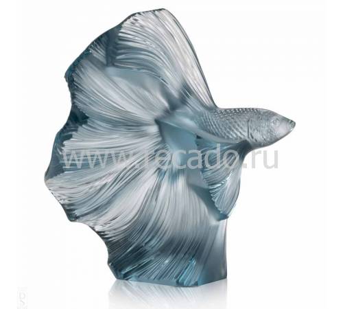 Статуэтка малая/синяя "Боевая рыба" Lalique 10672500
