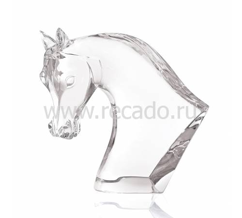 Статуэтка "Голова лошади" прозрачная Lalique 1162400