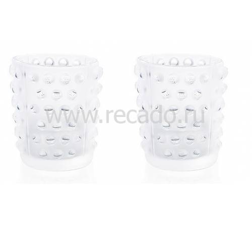 Набор из 2-х подсвечников "Mossi" прозрачные Lalique 1742800