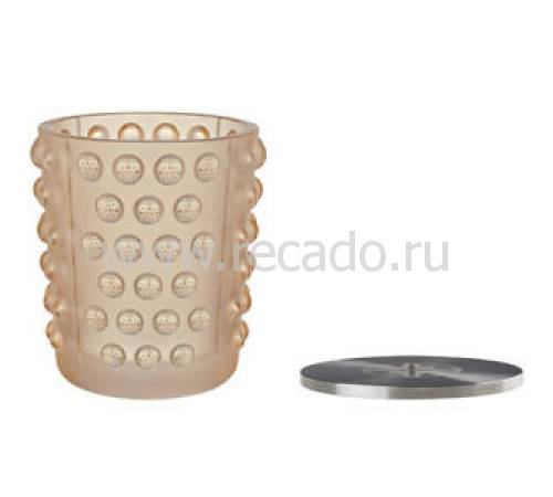 Подсвечник на 1 свечу "Mossi" золотой Lalique 10550400