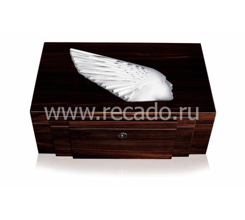 Шкатулка для украшений "Victoire" коричневая Lalique 10192800