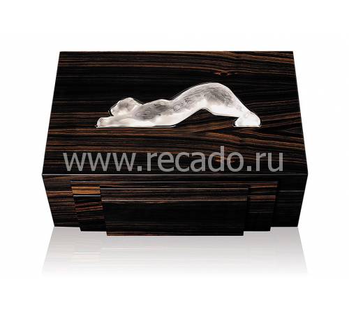 Шкатулка для украшений "Zeila" коричневая Lalique 10204000