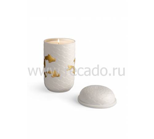Подсвечник на 1 свечу "Рыбы Кои" Lladro 01040202