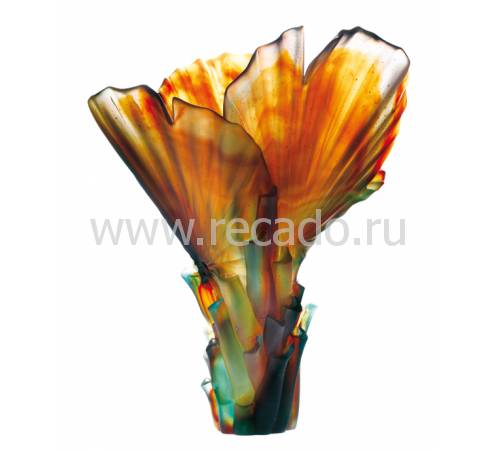 Ваза для цветов "Palm" большая (h=52) Daum (Лимитированная серия 388 экз.) 03458