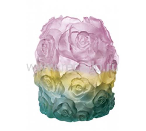 Подсвечник на 1 свечу "Rose Passion" разноцветный Daum 05379