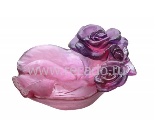 Вазочка для конфет "Rose Passion" красно-фиолетовая Daum 05289-3