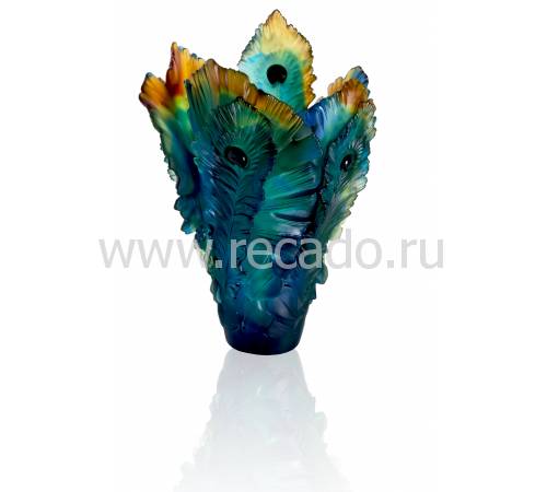 Ваза для цветов "Fleur de Paon" (h=39) Daum 05692