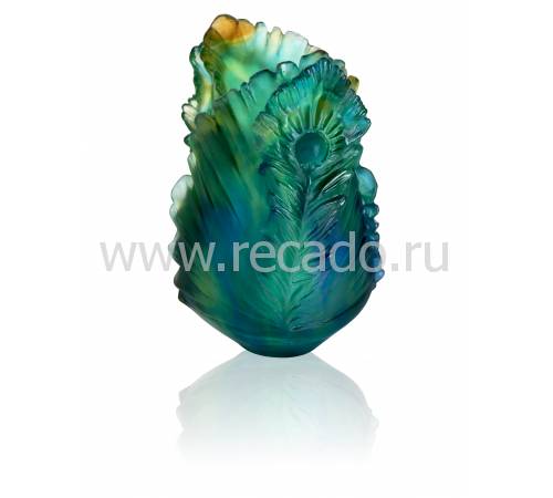 Ваза для цветов "Fleur de Paon" (h=19) Daum 05694
