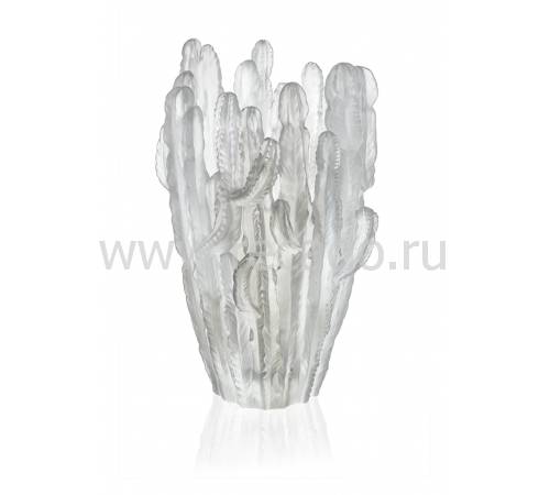 Ваза для цветов "Кактус" Jardin de Cactus белая (h=41) Daum 05673-1