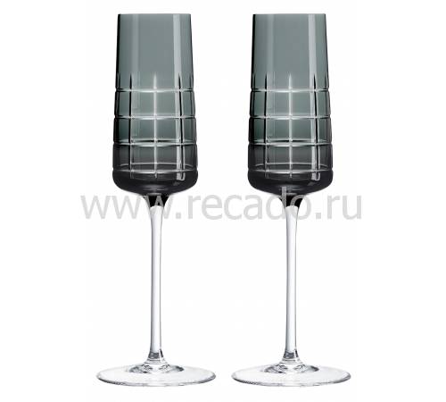 Набор из 2-х фужеров для шампанского "Graphik" (h=22) Christofle 07946010