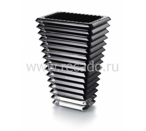 Ваза для цветов прямоугольная черная "Eye" H=20 Baccarat 2814036