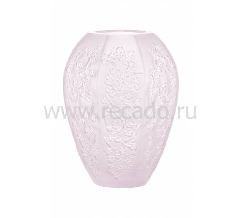 Ваза для цветов "Sakura" розовая H=14 Lalique 10723600