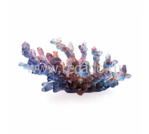 Блюдо для фруктов "Mer de Corail" красно-синяя Daum 05713
