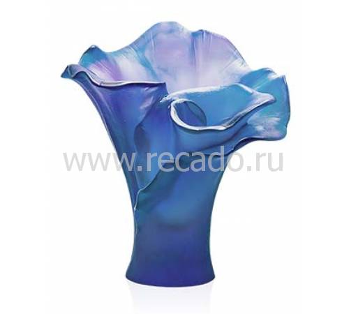 Ваза для цветов "Arum" синяя Daum 05723
