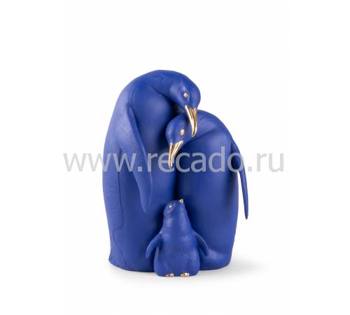 Статуэтка "Семья пингвинов" Lladro (Лимитированная коллекция 500 экз.) 01009539