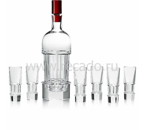 Набор из штофа и 6-и рюмок для водки Harcourt Abysse Baccarat (200 экз.) 2814784