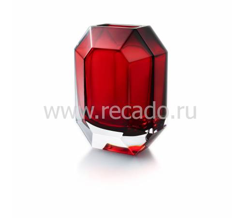 Ваза для цветов красная "OCTOGONE" Baccarat 2813754
