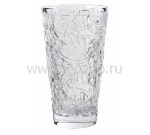 Ваза для цветов "Merles&Raisins" прозрачная Lalique 10732500