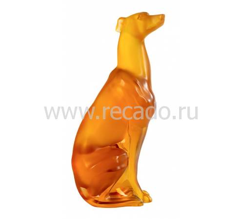 Статуэтка "Борзая" янтарнаяLalique 10733800