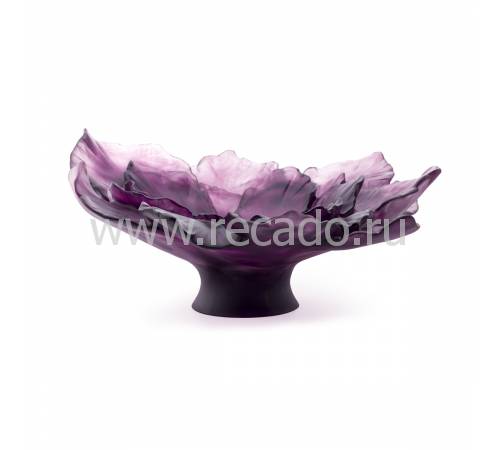 Ваза для фруктов "Camelia" фиолетовая Daum 05732