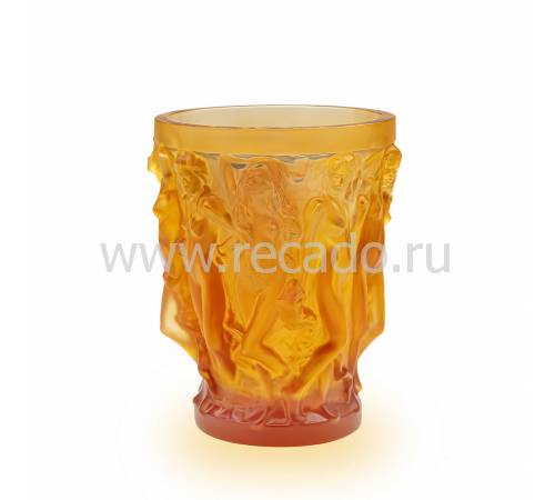 Ваза для цветов "SIRÈNES" янтарная Lalique (Лимитированная коллекция 999 экз.) 88091110