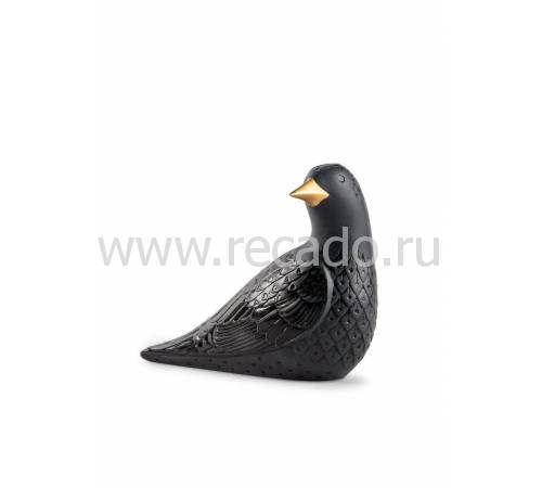 Статуэтка "Скворец II" черный Lladro 01009677