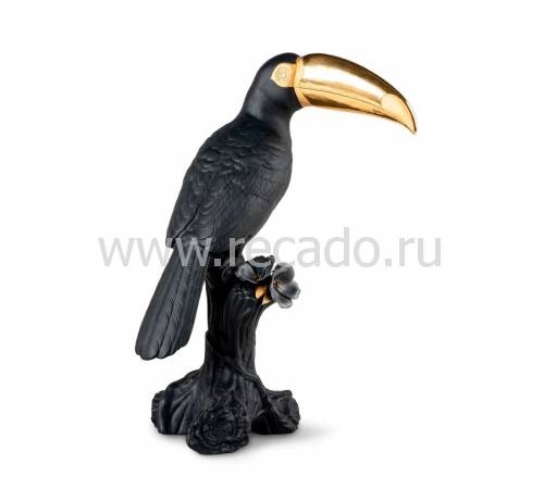 Статуэтка "Тукан" чёрный Lladro 01009712