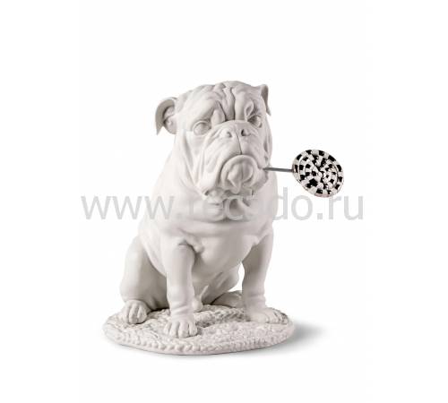 Статуэтка "Бульдога с леденцом на палочке" Lladro 01009741